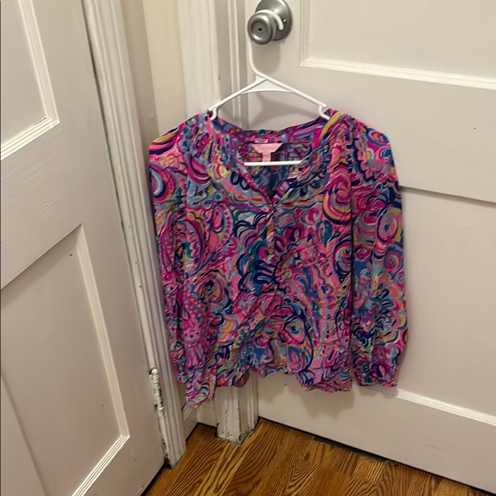 Lilly Pulitzer Multicolor Paisley Blouse